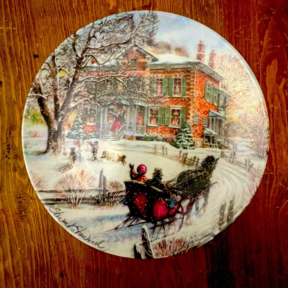 VINTAGE Stewart Sherwood "Coming Home" Plate 1989 Limited Edition